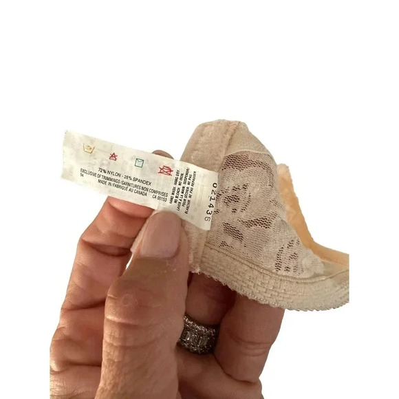 Wonderbra 4229 Women's cream vintage bralette Bra Size 34B - Picture 5 of 7